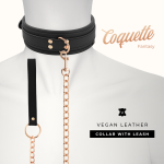 COQUETTE CHIC DESIRE - COLLANA IN PELLE FANTASIA VEGANA CON CINTURINO E FODERA IN NEOPRENE - immagine 2