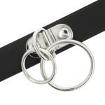 COQUETTE CHIC DESIRE - GIROCOLLO IN PELLE VEGANA CON DOPPIO ANELLO - immagine 4
