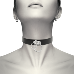 COQUETTE CHIC DESIRE - GIROCOLLO IN PELLE VEGANA CON DOPPIO ANELLO - immagine 2