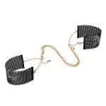 BIJOUX INDISCRETS - DÃSIR MÃTALLIQUE MANETTE IN RETE DI METALLO NERO