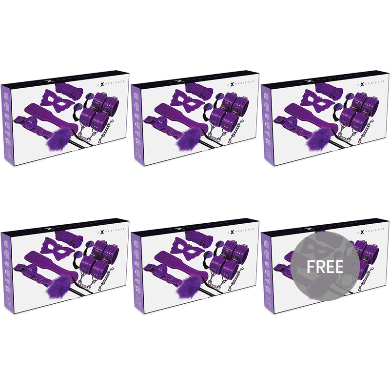 EXPERIENCE - KIT FETISH BDSM VIOLA SERIE 5+1 GRATIS