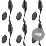 ECOPACK 6 UNIT - IBIZA VIBRATORE PER UOVO CON TELECOMANDO - immagine 2