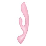 SATISFYER - TRIPLE OH VIBRADOR HÍBRIDO AZUL - immagine 2