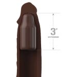 FANTASY X- TENSIONS - PIPEDREAMS SLEEVE 22,86 CM + 7,62 CM PLUG BROWN - immagine 2