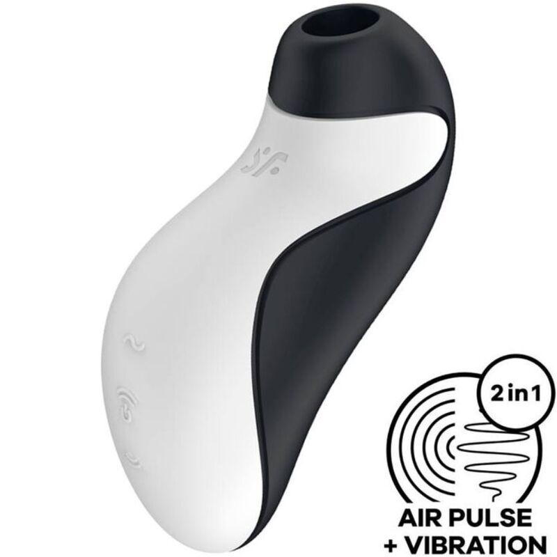 img_139938_68f7c7318775648314f3f4bd07dd2b7d_1.jpg SATISFYER - STIMOLATORE ORCA AIR PULSE + VIBRAZIONE - immagine 1