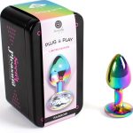 SECRETPLAY - TAPPO IN METALLO RAINBOW TAGLIA PICCOLA 7 CM - immagine 2