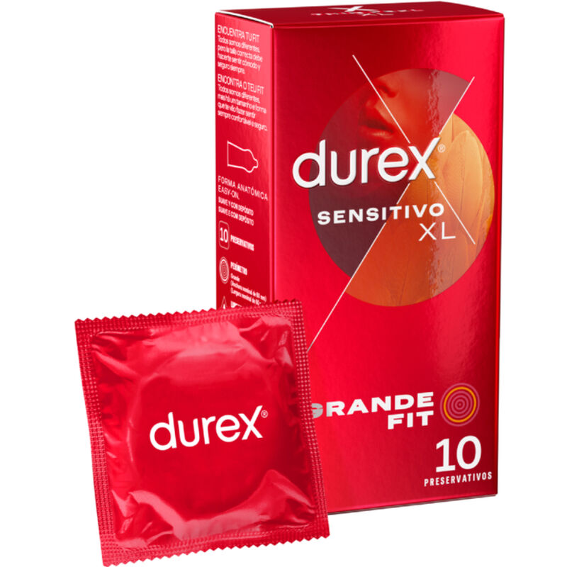DUREX - PRESERVATIVI SENSITIVE XL EXTRA LUNGO 10 UNITÀ