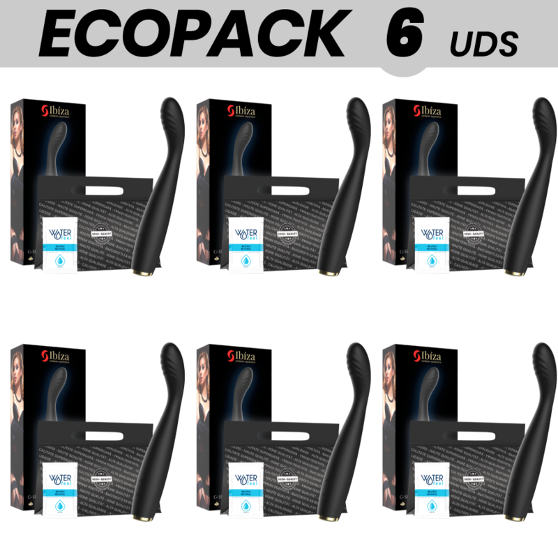 ECOPACK 6 UNIT - IBIZA VIBRATORE FLESSIBILE G-SPOT