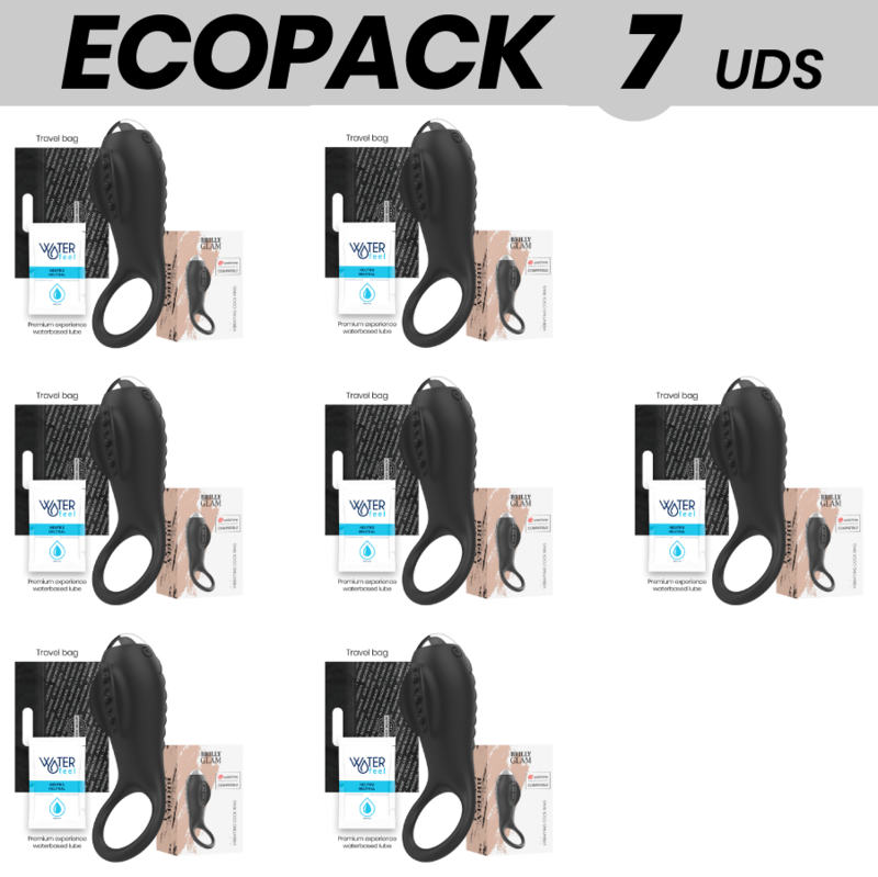 ECOPACK 7 UNIT - ANELLO BRILLY GLAM ALAN COMPATIBILE CON LA TECNOLOGIA WIRELESS WATCHME