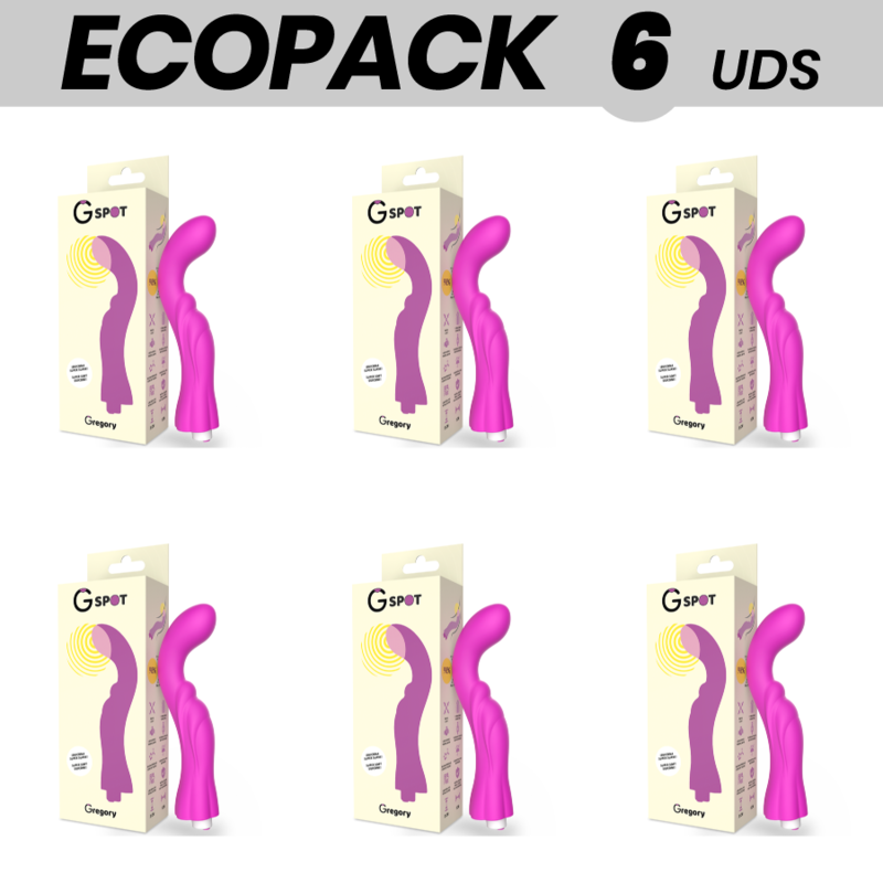 ECOPACK 6 UNIT - G-SPOT GREGORY VIBRATORE VIOLA