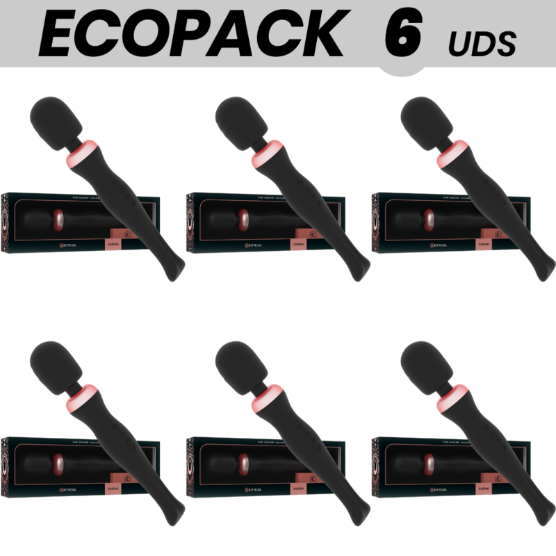 ECOPACK 7 UNIT - RITHUAL POTENTE BACCHETTA E AKASHA RICARICABILE 2.0 NERA 5 + 1 IN OMAGGIO