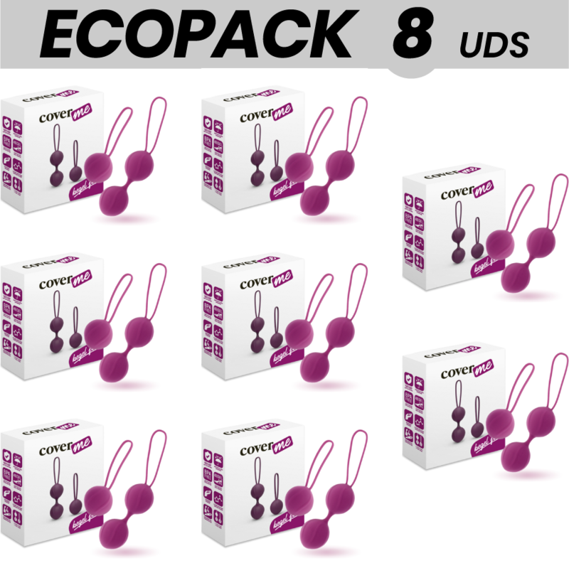ECOPACK 8 UNIT - COVERME KEGEL PELVIC TRAINER LILLA
