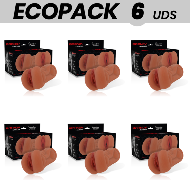 ECOPACK 6 UNIT - JAMYJOB SIGNATURE MASTURBATORE VAGINA AL BRANDY