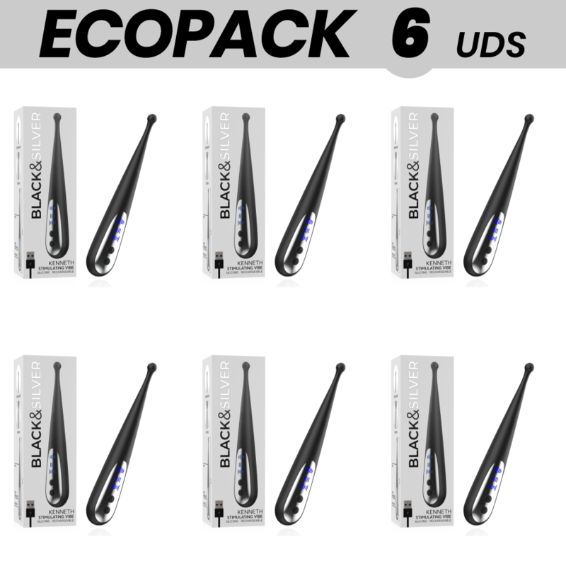 ECOPACK 6 UNIT - BLACKSILVER VIBRA STIMOLANTE KENNETH