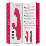 INTENSE - VIBRATORE MULTIFUNZIONE RICARICABILE UP  DOWN DUA CON LINGUA ROSSA - immagine 5