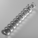 NEBULA SERIES BY IBIZA - MODELO 22 DILDO CRISTAL TRANSPARENTE 21.5 CM -O- 2.5 CM - immagine 2