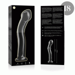 NEBULA SERIES BY IBIZA - MODELO 18 DILDO CRISTAL TRANSPARENTE 18.5 CM -O- 3.5 CM - immagine 4