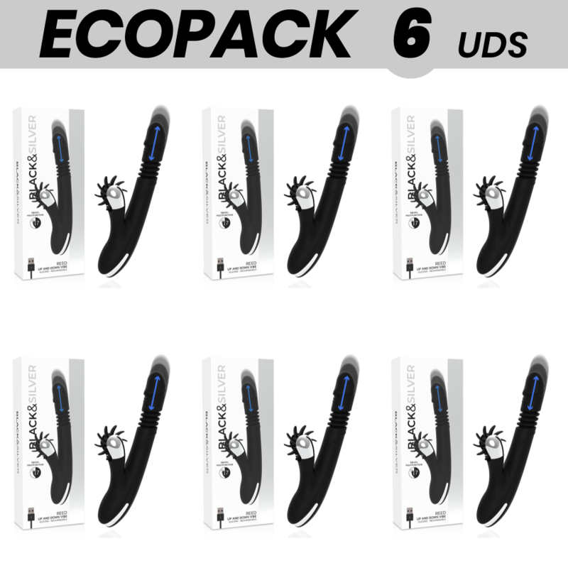 ECOPACK 6 UNIT - BLACKSILVER BUNNY REED UP  DOWN VIBE