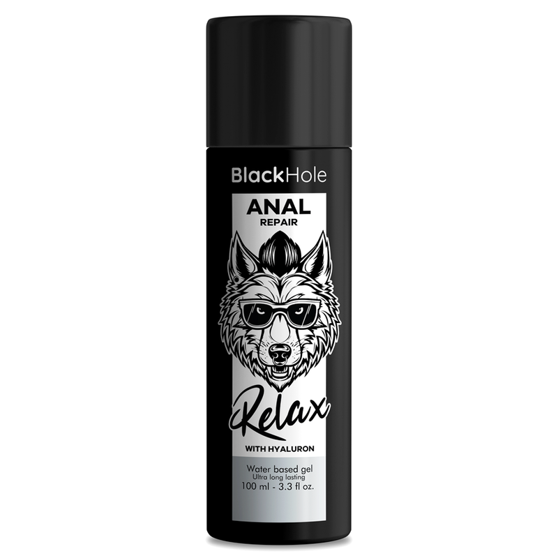 BLACK HOLE - RIPARATORE ANALE A BASE DACQUA RELAX CON IALURONICO 100 ML