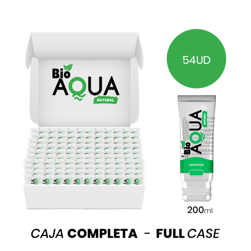 MOQ 54 - BIOAQUA LUBRIFICANTE A BASE ACQUA INGREDIENTI NATURALI 200 ML