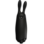 ADRIEN LASTIC - VIBRATORE CONIGLIO NERO TASCABILE IN LASTIC - immagine 2