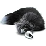 ALIVE - PLUG PIACERE ANALE IN METALLO FOX TAIL TAGLIA S - immagine 3