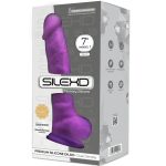 SILEXD - MODELLO 1 PENE REALISTICO PREMIUM SILEXPAN SILICONE VIOLA 17.5 CM - immagine 2