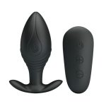 PRETTY LOVE - VIBRATORE RICARICABILE PLUG ANALE REGINA NERO - immagine 2