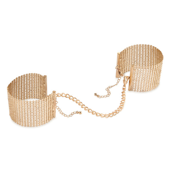 BIJOUX INDISCRETS - DÃSIR MÃTALLIQUE MANETTE IN RETE DI METALLO DORATO