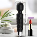 ARMONY - MASSAGGIATORE E VIBRATORE POSTINO TESTA SUPER FLESSIBILE NERA - immagine 2
