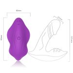ARMONY - VIBRATORE FISCHIETTO INTRODUCIBILE TELECOMANDO VIOLA - immagine 2