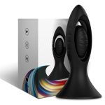 ARMONY - VIBRATORE E PLUG ANALE IN SILICONE NERO - immagine 5