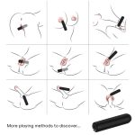 ARMONY - TESTATA VIBRATORE BULLET TELECOMANDO NERO 2 CM X 8.8 CM - immagine 4