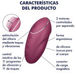 SATISFYER - TAP  CLIMAX 1 VIBRADOR LAY-ON ROJO - immagine 5