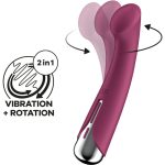 SATISFYER - SPINNING G-SPORT 1 VIBRADOR ROTADOR ROJO - immagine 4
