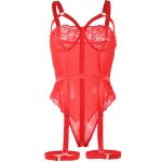 SUBBLIME - TEDDY CON LIGUERO DETALLE TIRAS PECHO ROJO S/M - immagine 5
