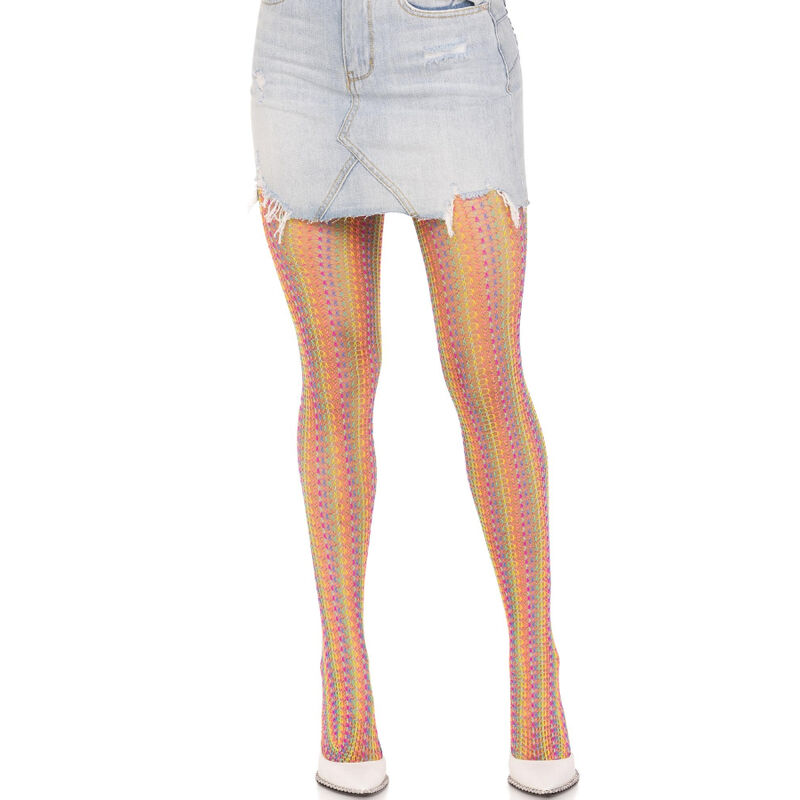 LEG AVENUE - CALZE ALLUNCINETTO MULTICOLORE