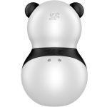 SATISFYER - POCKET PANDA STIMOLATORE E VIBRATORE IN BIANCO E NERO - immagine 3