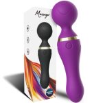 ARMONY - MASSAGGIATORE E VIBRATORE FREEZA TESTA SUPER FLESSIBILE VIOLA