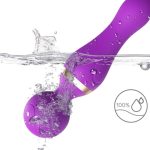 ARMONY - MASSAGGIATORE E VIBRATORE FREEZA TESTA SUPER FLESSIBILE VIOLA - immagine 4