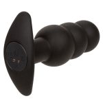 CALEXOTICS - ROCK BOTTOM PERLINE TAPPO ANALE 10 VIBRAZIONI SILICONE NERO - immagine 4
