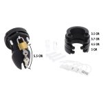 HIDDEN DESIRE - EXTREME GABBIA PER CAZZO IN SILICONE TAGLIA S NERA - immagine 3