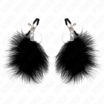 KINK - PINZA PER CAPEzzoli PIUMA NERA 7 CM - immagine 2