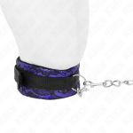 KINK - COLLANA CORTA IN PIZZO DI VELLUTO CON CINTURA 105 CM CON PROFILO IN NYLON 44 X 5,5 CM - immagine 4