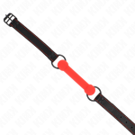 KINK - BONE GAG CON CINTURINO IN SIMILPELLE ROSSO REGOLABILE 41-57 CM - immagine 3