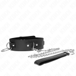 KINK - COLLANA CON GUINZAGLIO 65 CM 3 MODELLO ANELLI 2 REGOLABILE 36-43 CM X 5 CM