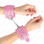 KINK - RESISTENZA DA POLSO SEMPLICE ROSA REGOLABILE 20-23 CM X 5,5 CM - immagine 4