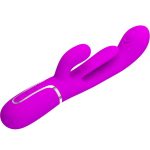 PRETTY LOVE - SHANIA VIBRATORE TRIPLO CONIGLIO MULTIFUNZIONE ROSA - immagine 3