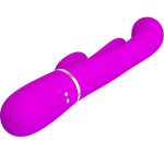 PRETTY LOVE - SHANIA VIBRATORE TRIPLO CONIGLIO MULTIFUNZIONE ROSA - immagine 4