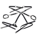 SUBBLIME - 953690 MANETTE CON CINTURA BONDAGE NERE TAGLIA UNICA - immagine 4